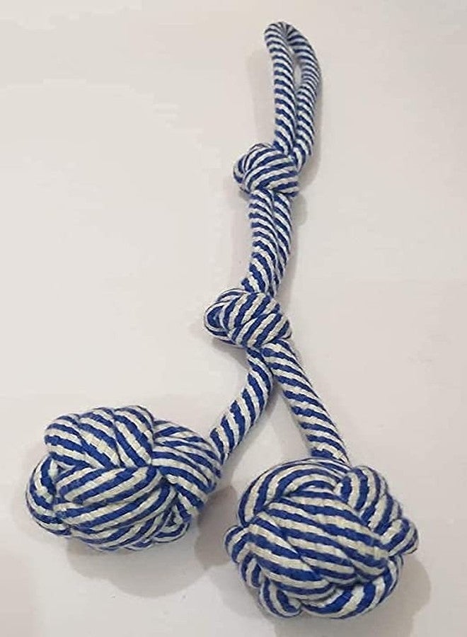Smart Pups Non Toxic Rope Toy with Tug Knotted Rope Toy for Interactive Teeth Cleaning/Biting/Training/Playing Dogaand Puppies (Multicolor) - Image 5